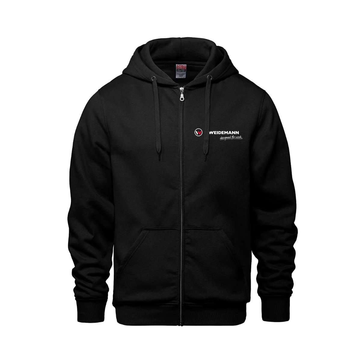 Full Zip Hoodie - Black, S