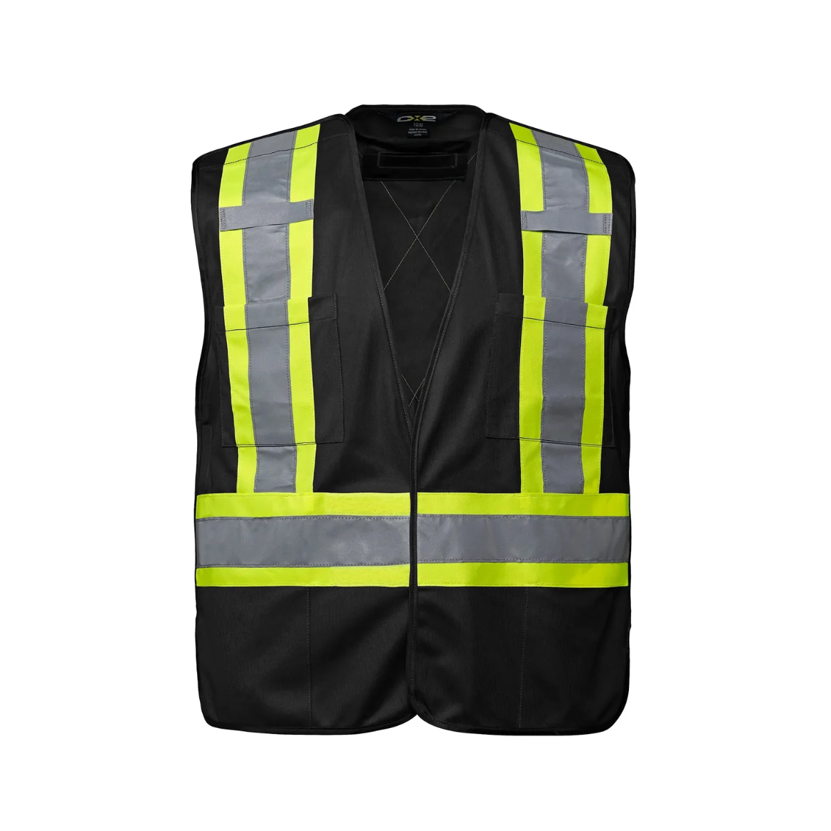 Safety Vest - Black, 4XL/5XL