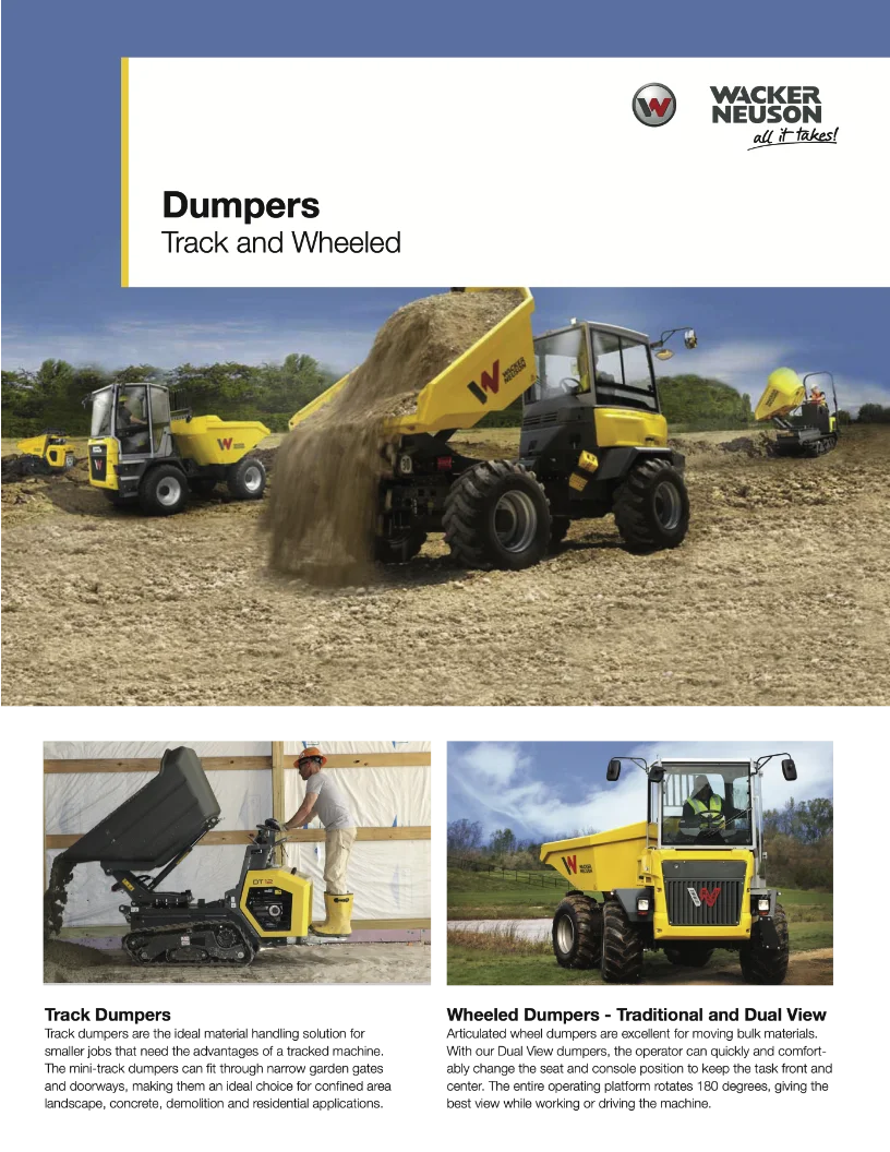 Dumpers - Track & Wheeled