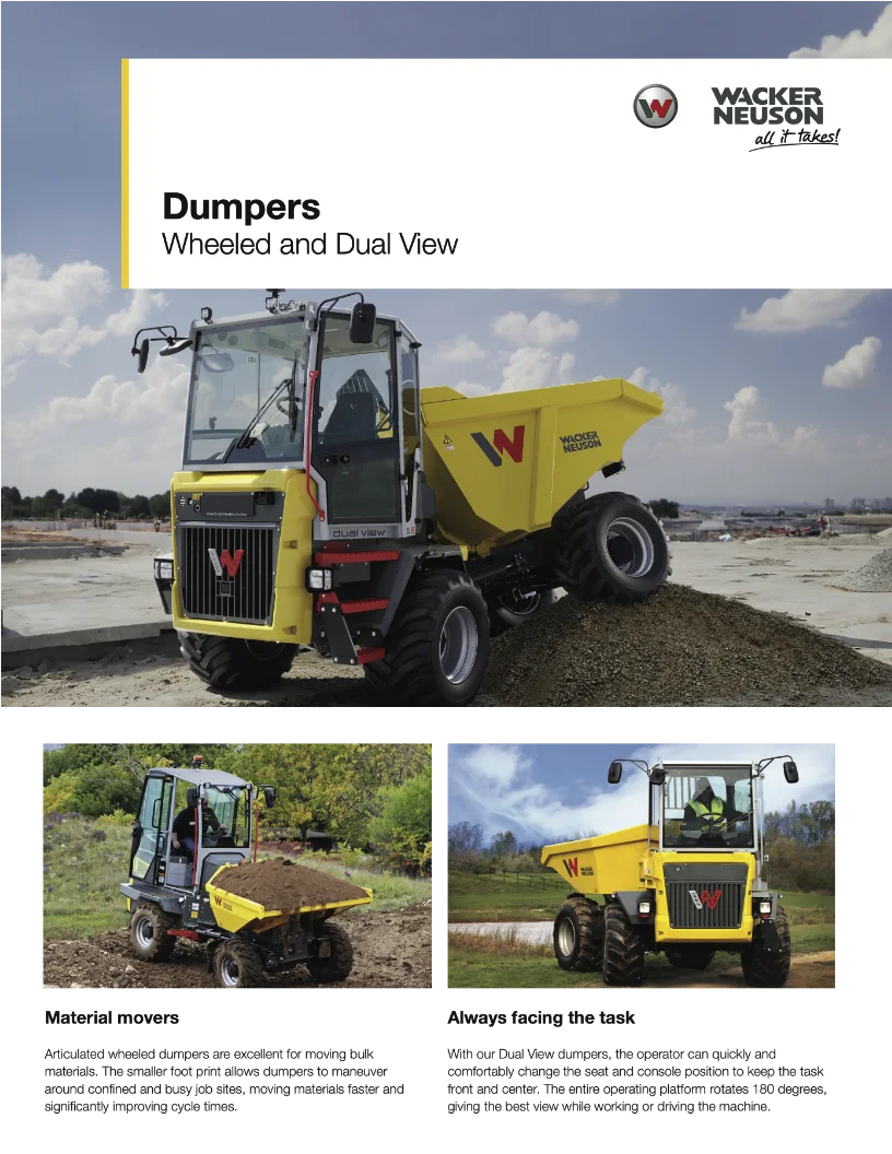 Dumpers - Wheeled & Dual View