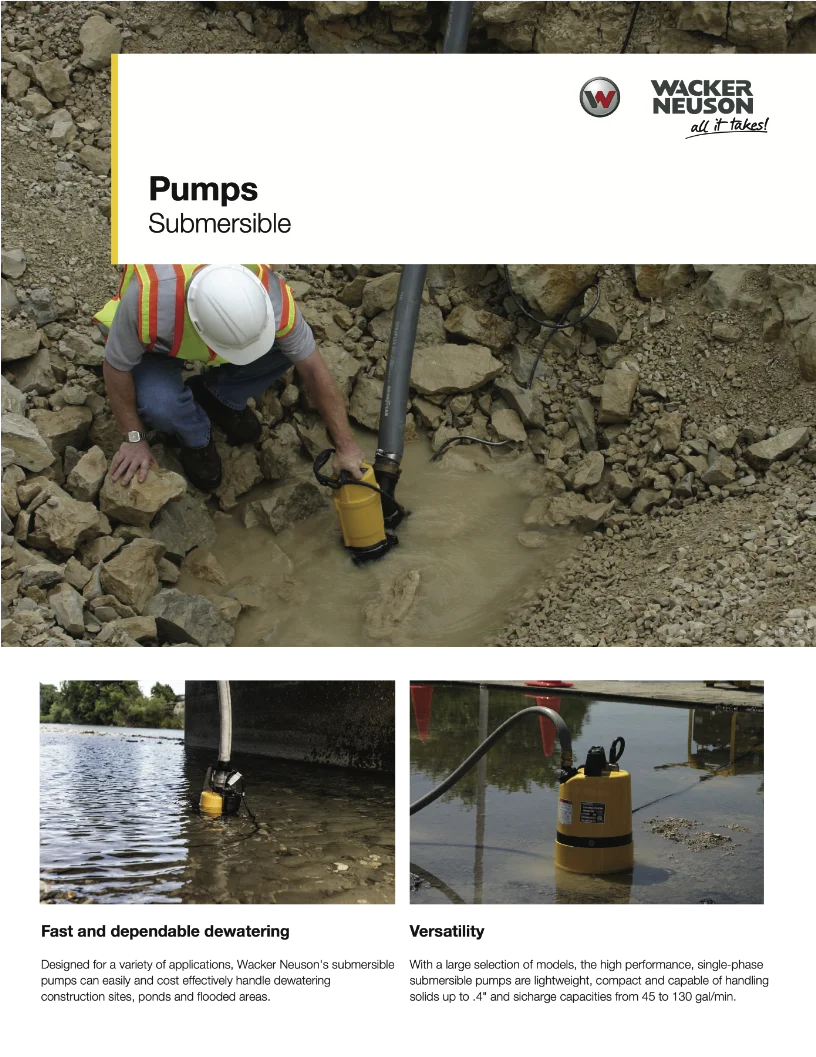 Pumps - Submersible