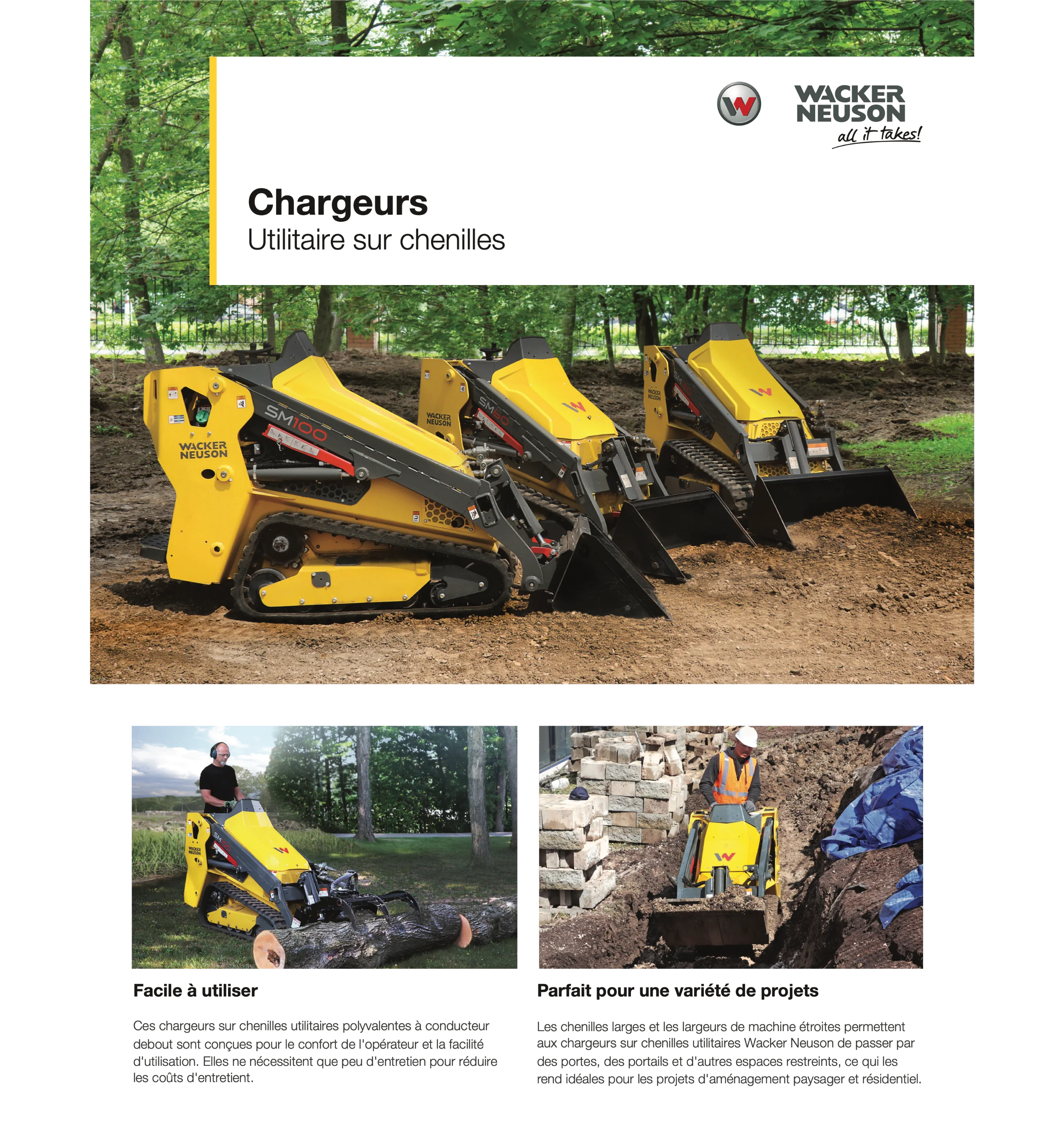 Chargeurs - Utilitaire sur chenilles